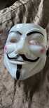 Maska protestu STOP ACTA Vendetta ANONYMOUS strajk