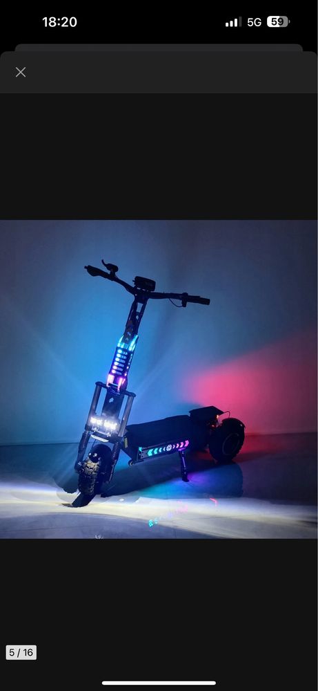 Hulajnoga OOTD T30 3200W 65KM/H 100KM +NFC