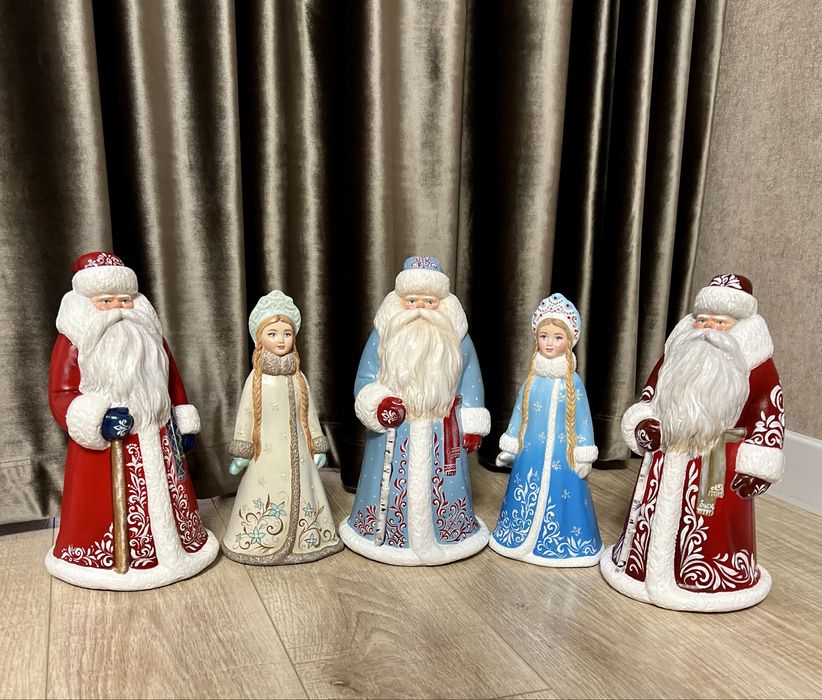 Дед мороз снегурочка ссср под елку елочные игрушки