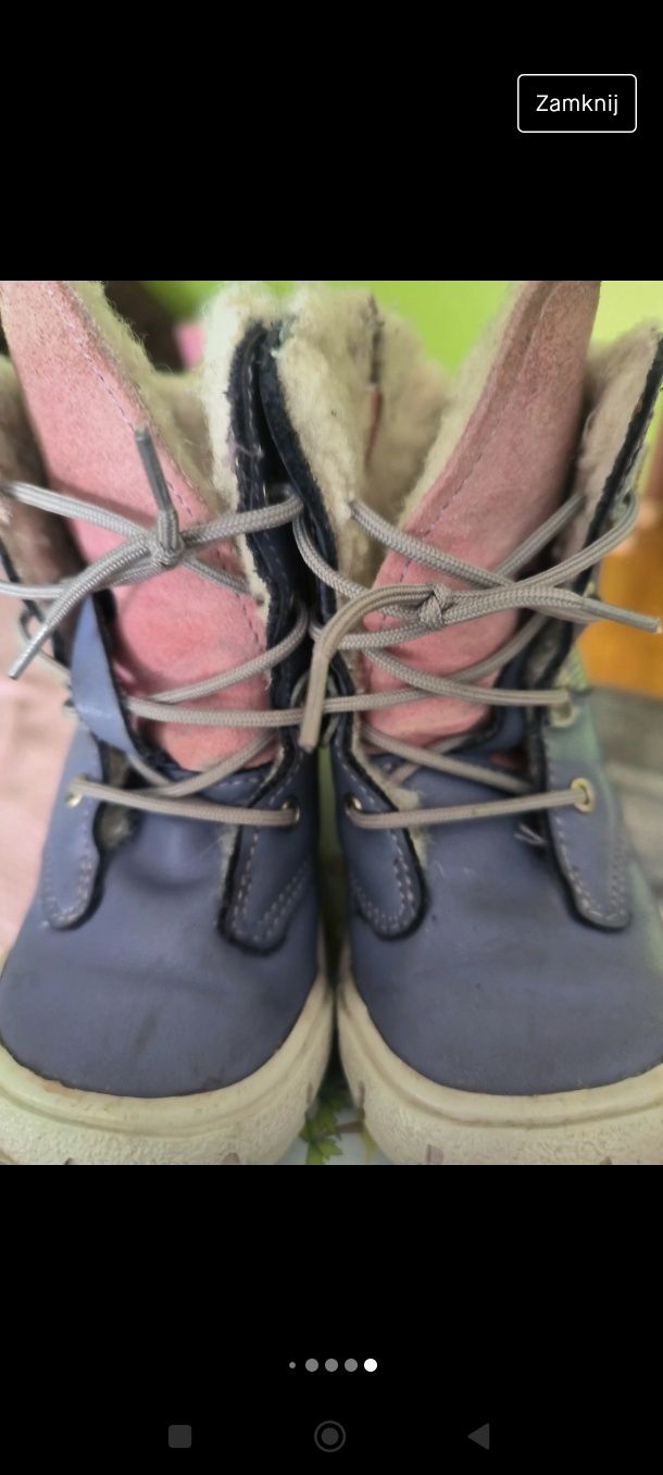 Buty Mazurek 22 zimowe