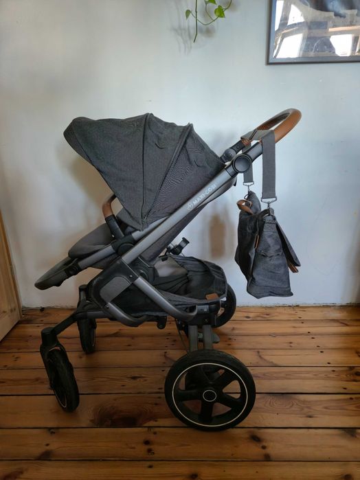 Maxi-Cosi dziecięcy Wózek Zestaw 3w1 + torba. Wózek terenowy