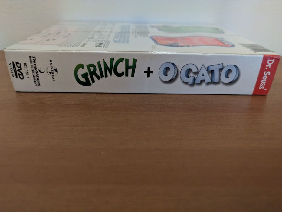DVD NOVO e SELADO - PACK Dr. Seuss " Grinch + O Gato "