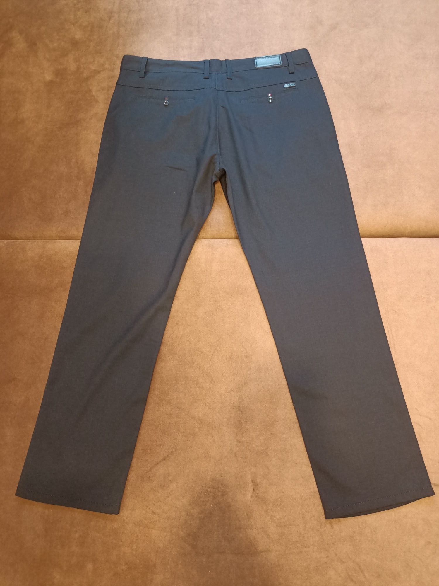 Eleganckie spodnie męskie garniturowe W37 L30