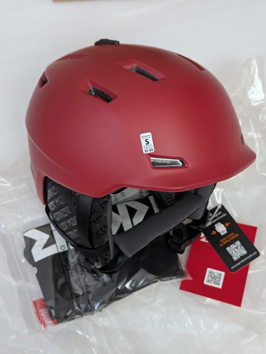 Kask narciarski Marker Consort ciemny czerwony 51-55 cm