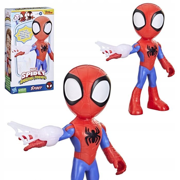 spidey i super kumple duża figurka z wyrzutnią sieci marvel