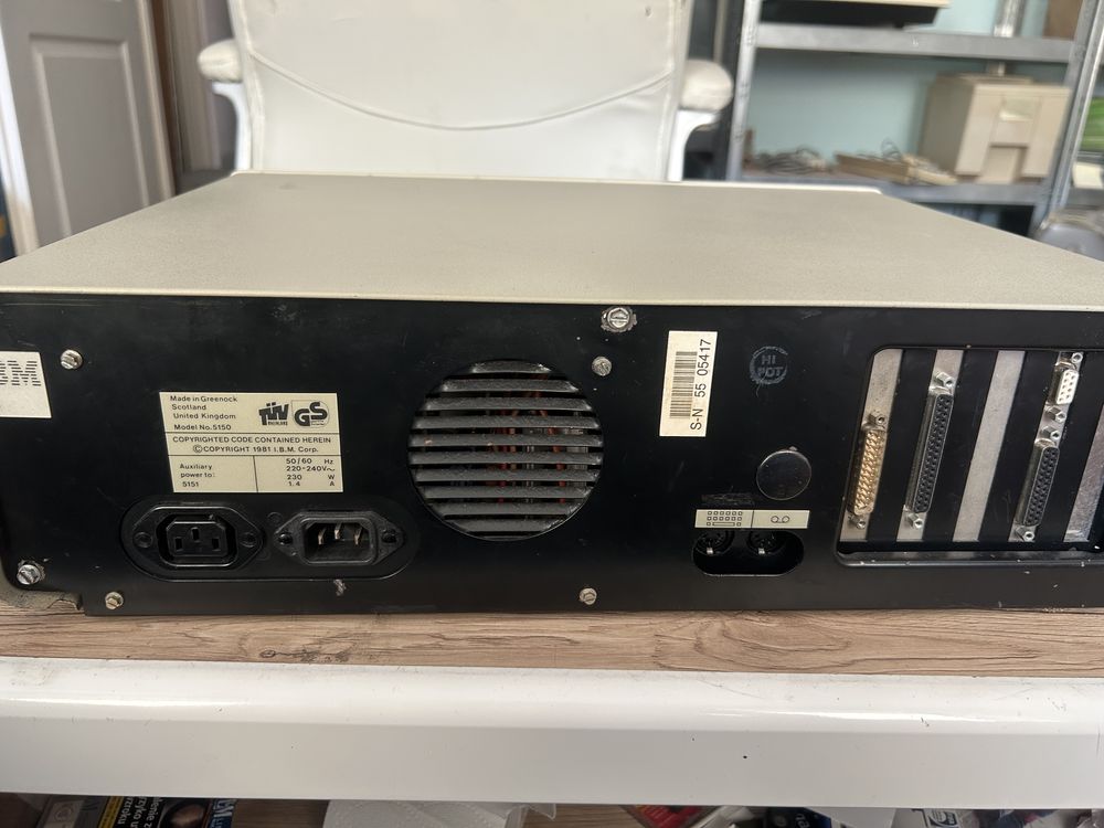 Komputer IBM 5150 , 256 kb