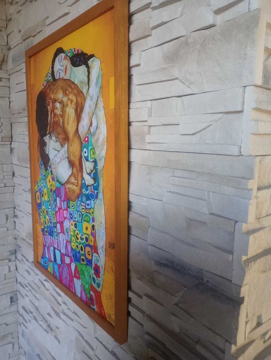 Obraz na płótnie - Rodzinny uścisk, 50x70cm