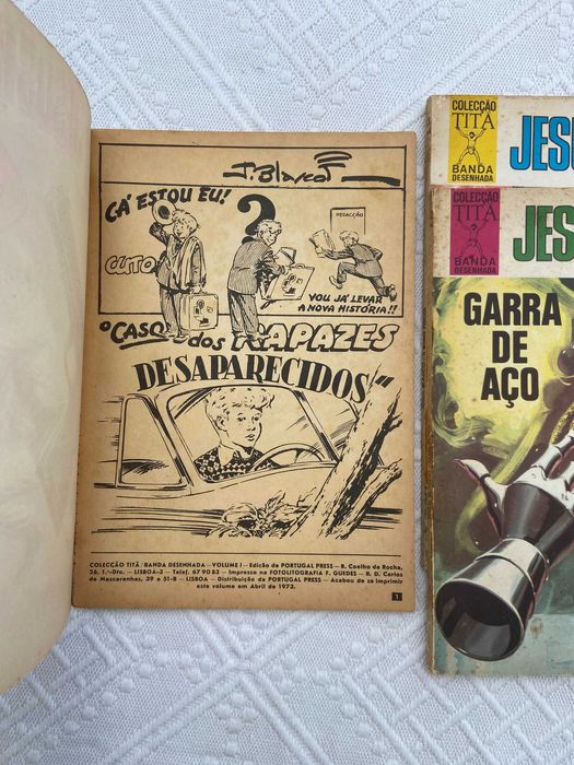 Jesus Blasco (Vol I,II e III) Coleção TITÃ - Ed. Portugal Press (1973)