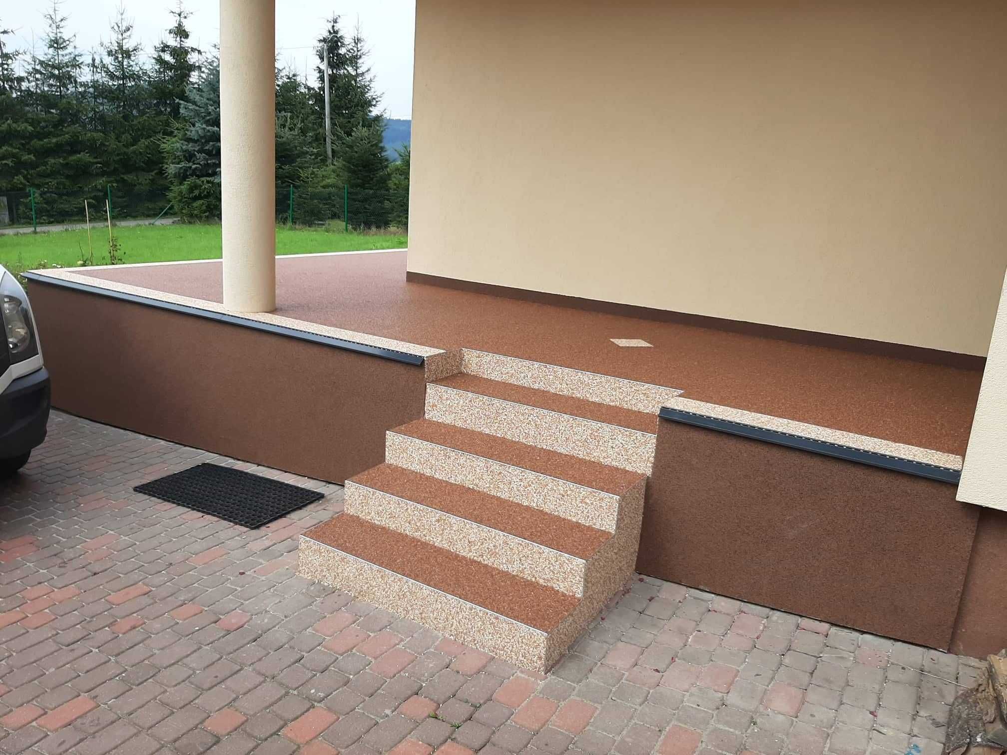 Kamienny dywan żywica poliuretanowa UV -plus hydroizolacja 145zł/m2