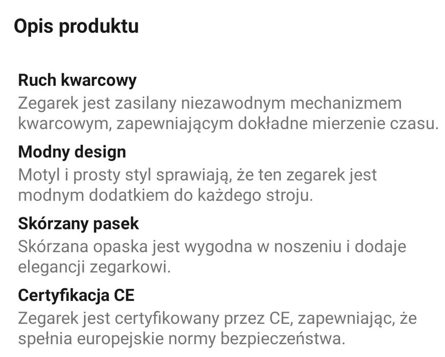 Zegarek damski plus bransoletki