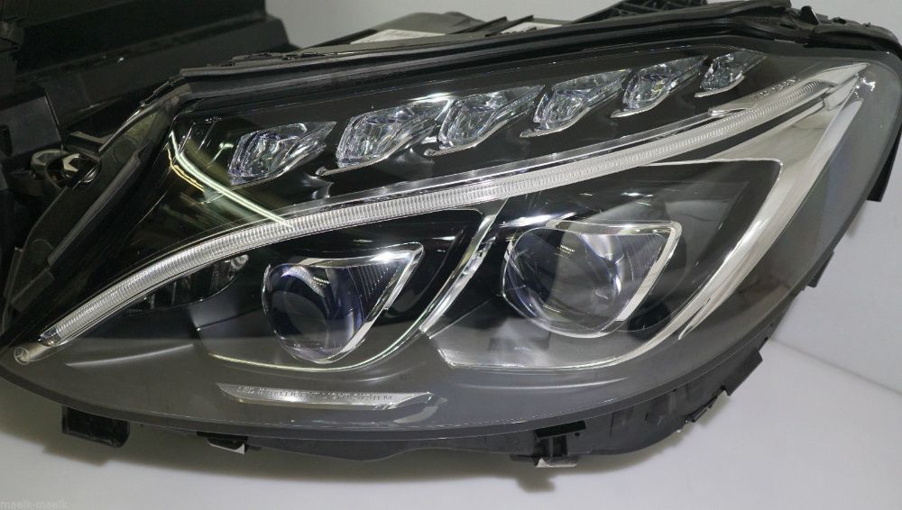 Farois Opticas Mercedes W205 Class C LED faróis ILS