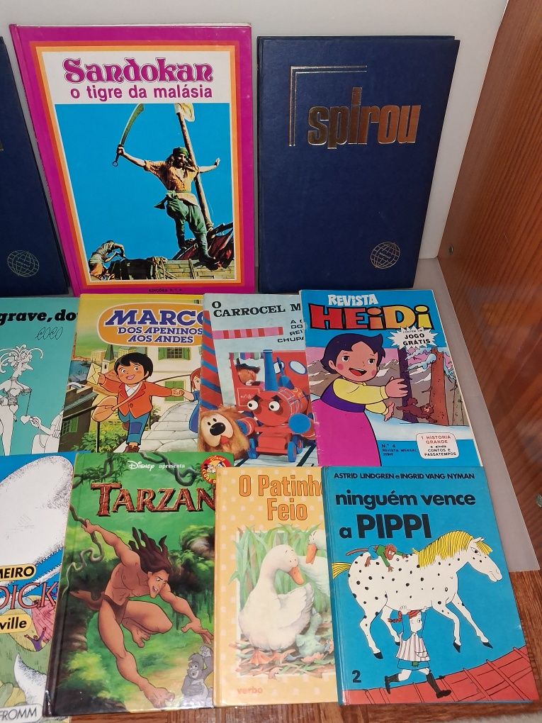 Vários Livros de Banda Desenhada Antigos