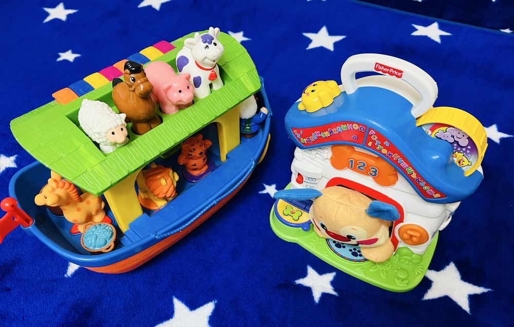 Ноїв ковчег та будиночок Fisher Price (разом за 500 грн!)