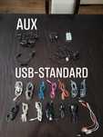 Kable  usb  i  aux