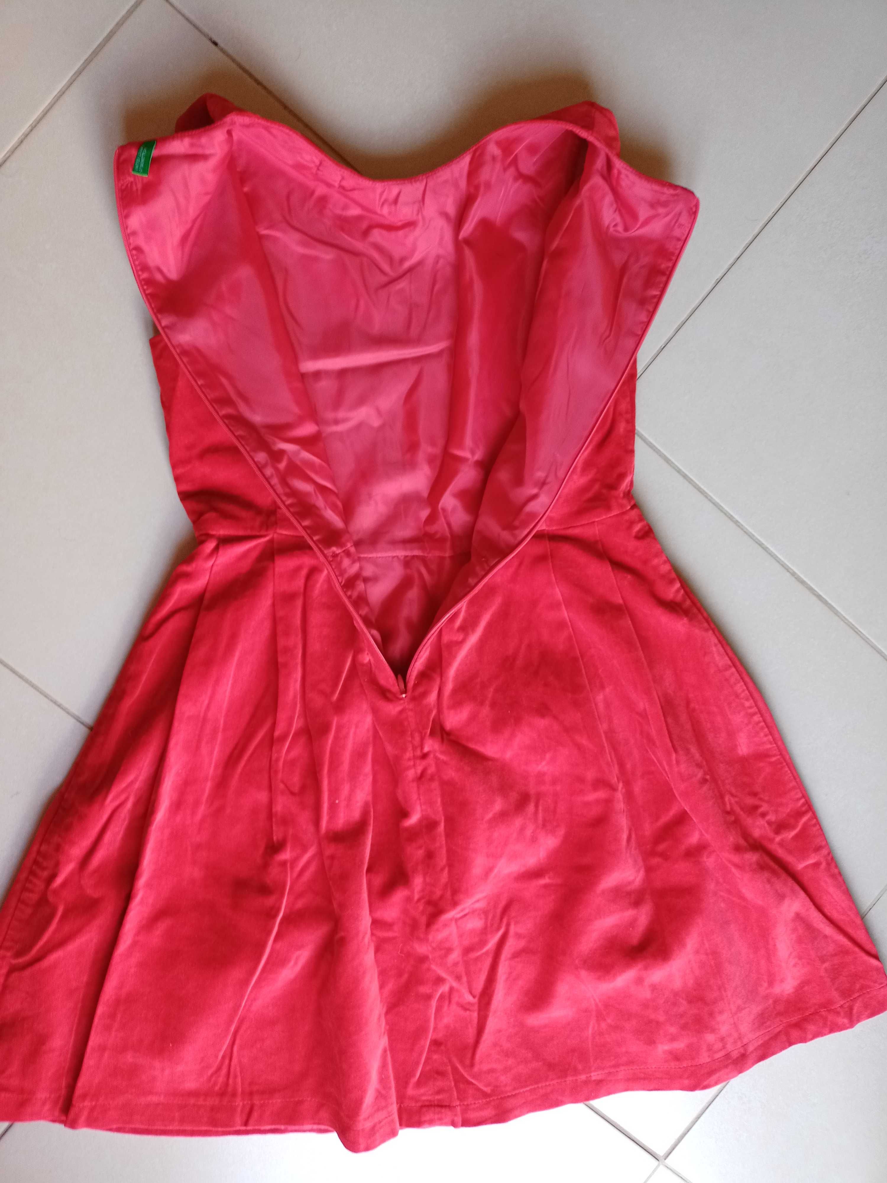 Vestido cerimônia vermelho 11-12 anos