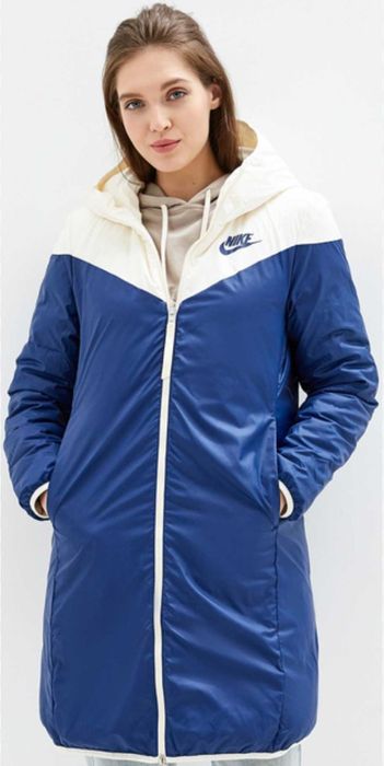 Двосторонній натуральний пуховик куртка NIKE р.XS/S ідеальний стан