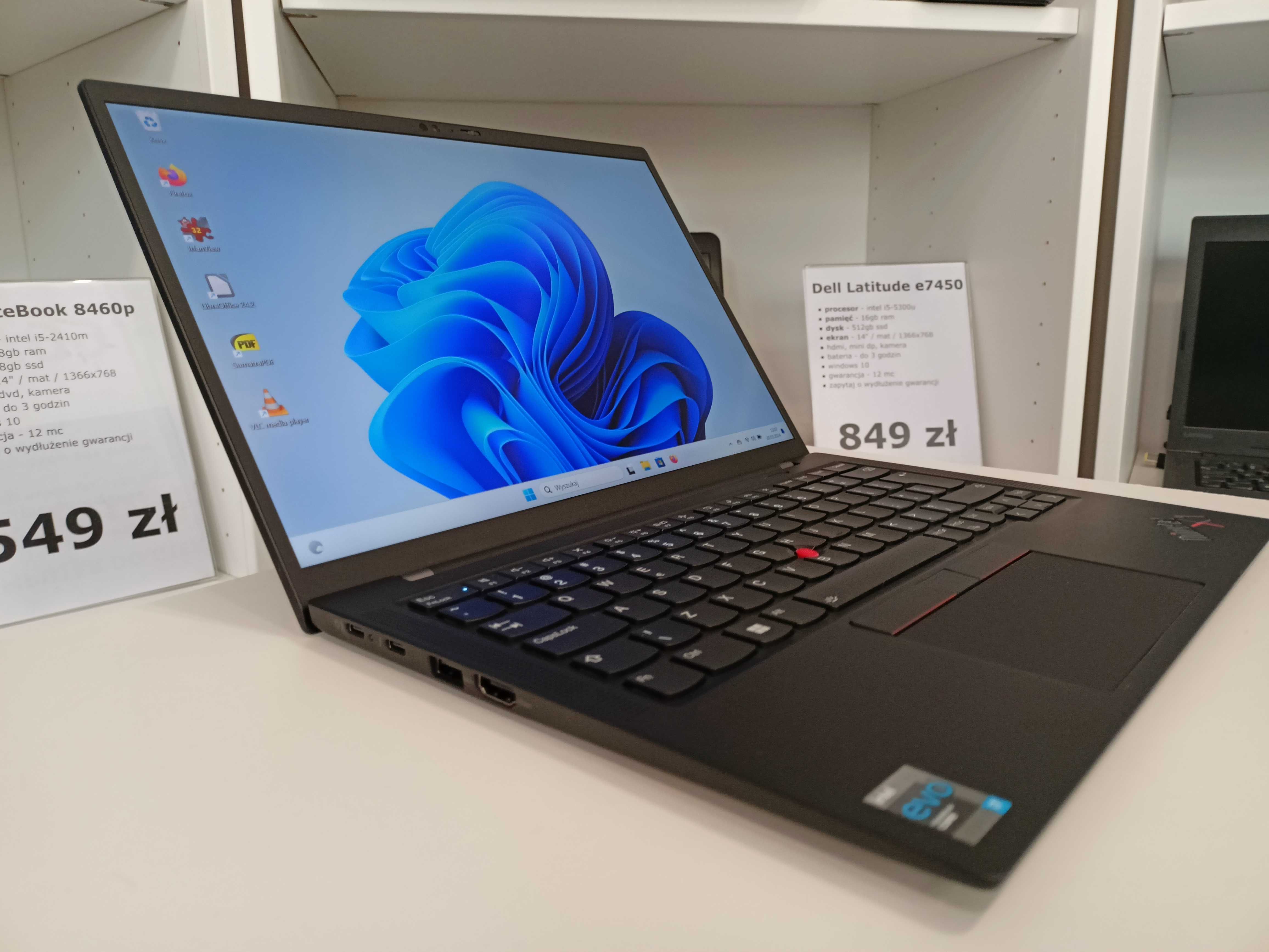 Lenovo X1 Carbon G9 i7-1165G7 16gb 256gb IPS Iris Xe FV23% GW12 RATY0%