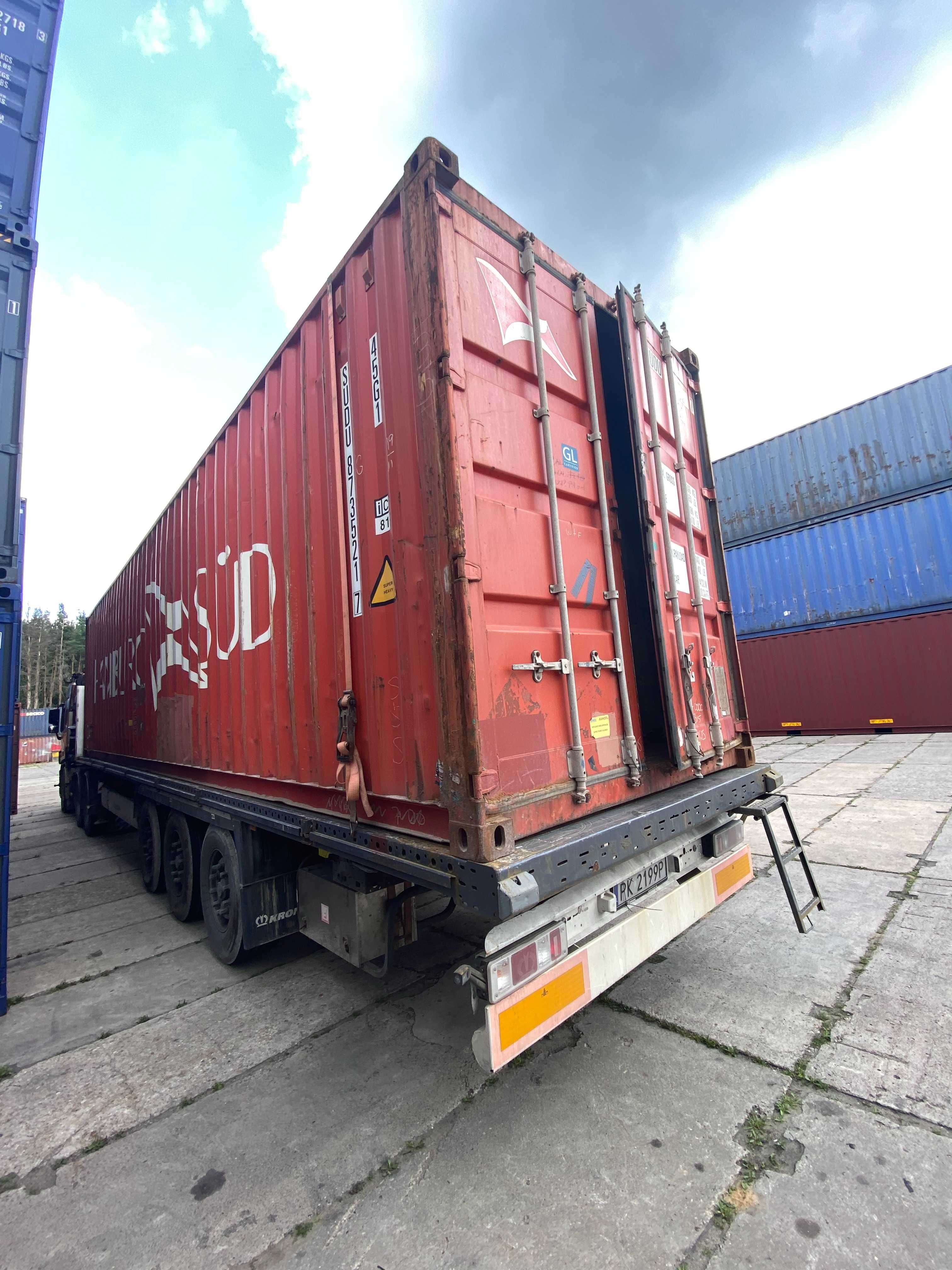 Kontener 40 High Cube - Podwyższany