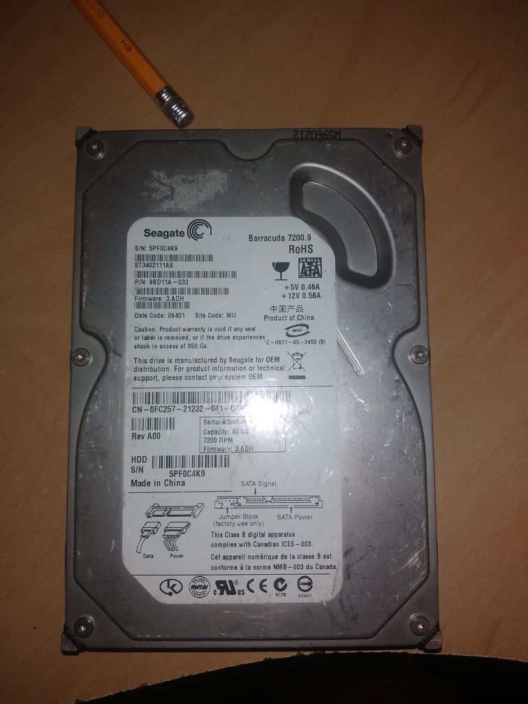 Жорсткий диск HDD 3.5"