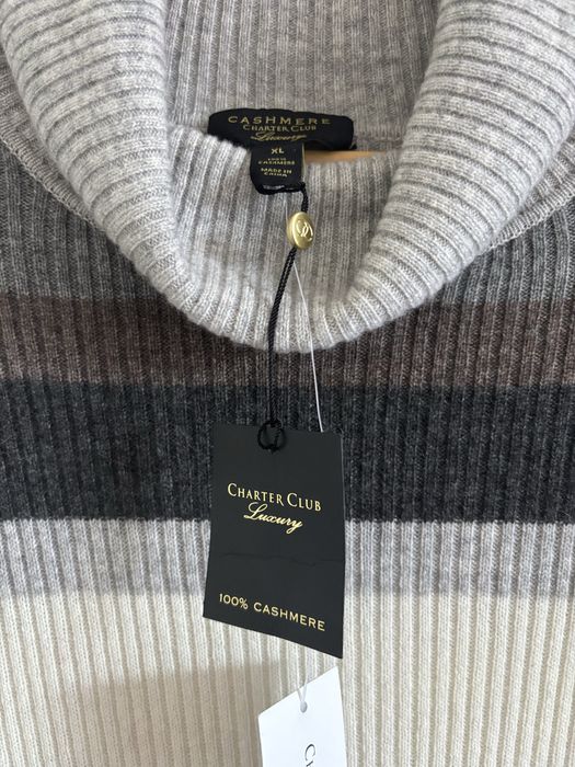 Sukienka z kaszmiru | 100% kaszmir dwuwarstwowy 2-ply Charter Club XL