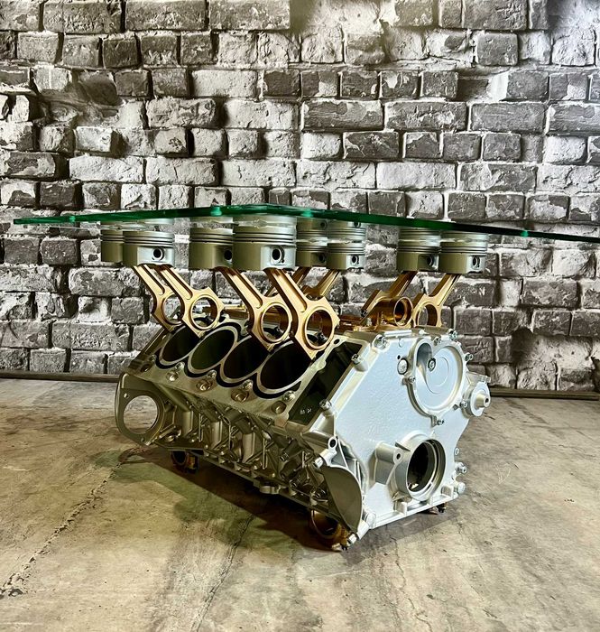 Stolik z bloku silnika V8 BMW MPower Premium *ModernArtWorks™ * M5 M3