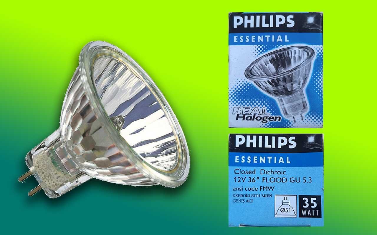 OKAZJA!!! Żarówka, żarówki Philips Essential GU 5,3 12V 35W  - 13 szt