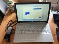 Laptop HP 17 cali i5 10Gen 8GB RAM 256GB SSD FULLHD DVD Windows 11 Pro