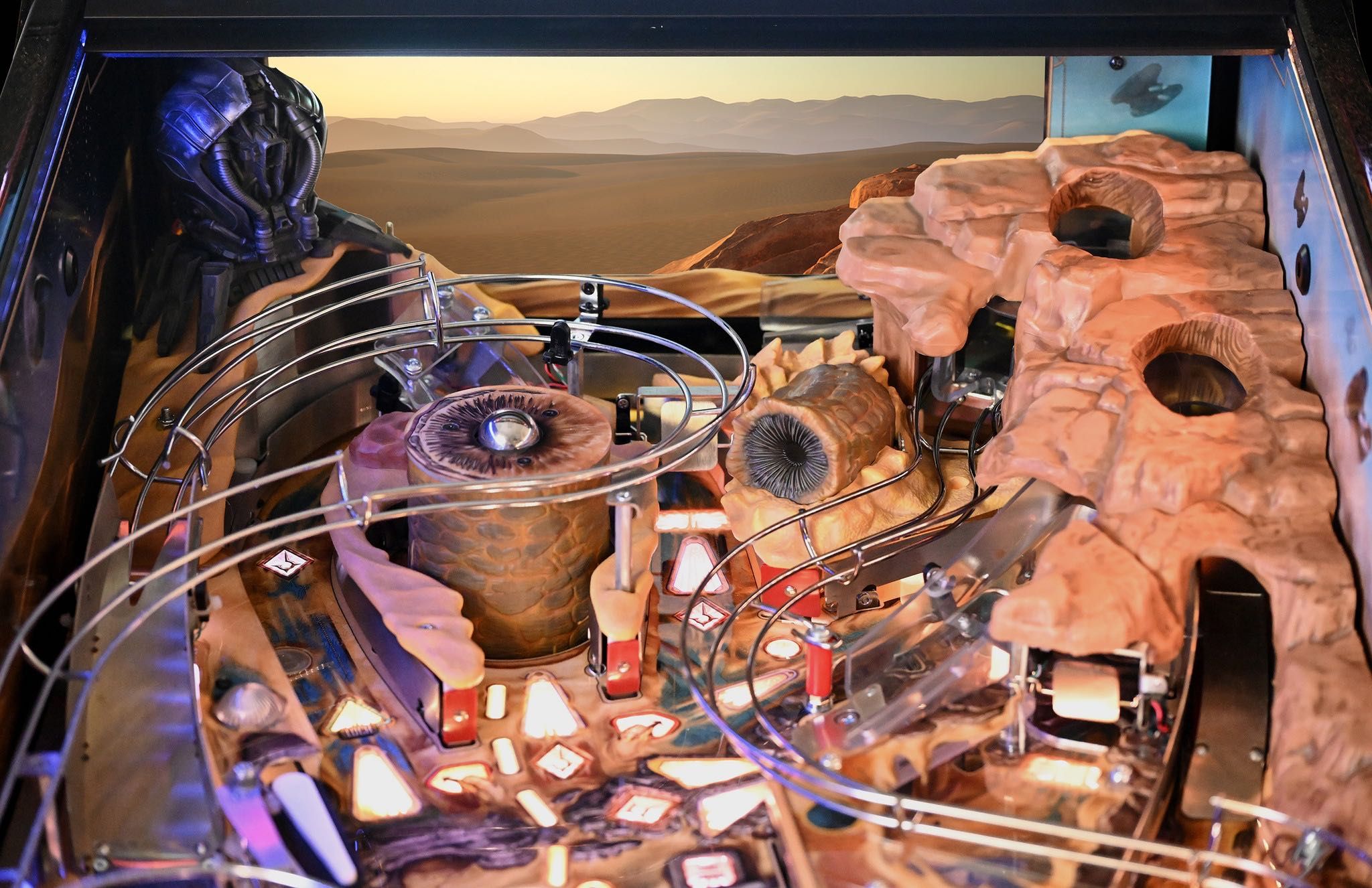 Arcade Flipper Fliper DUNE Pinball Machine  - Barrels of Fun - Nowa