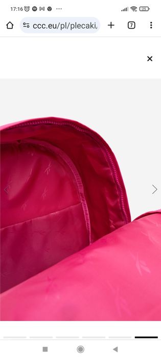 Świetny plecak szkolny Reebok oryginalny