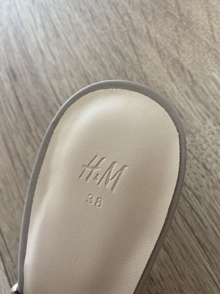 Klapki H&M rozmiar 38