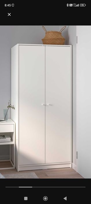 Szafa biała KLEPPSTAD