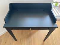 Biurko stół IKEA LOMMARP granatowo-zielone