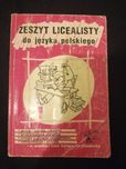 Zeszyt licealisty do języka polskiego