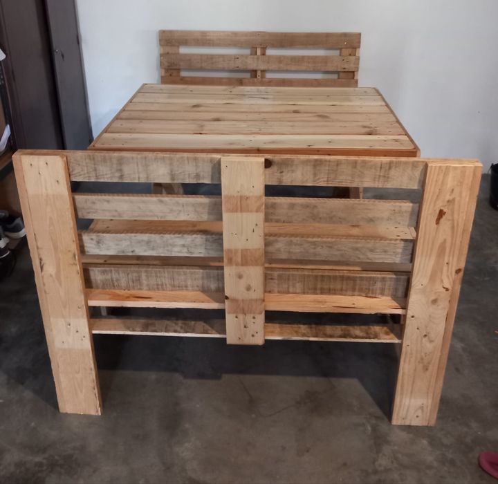 Rustic table and benches set64552549498626120