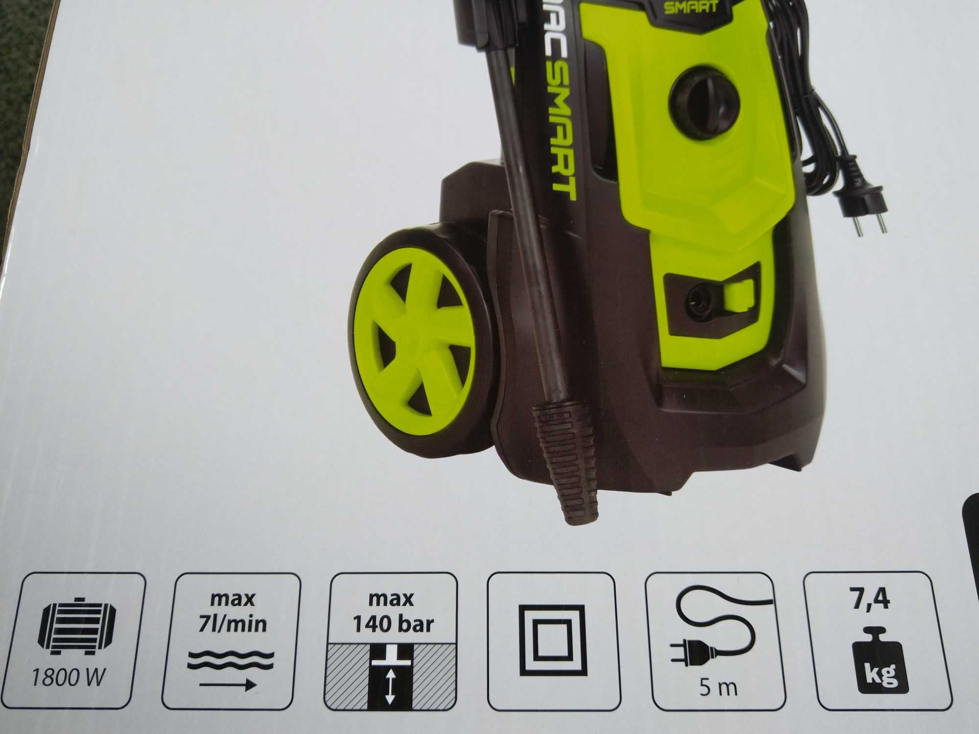 NOWA Myjka Ciśnieniowa 1800W 7L/min 140bar NAC SMART