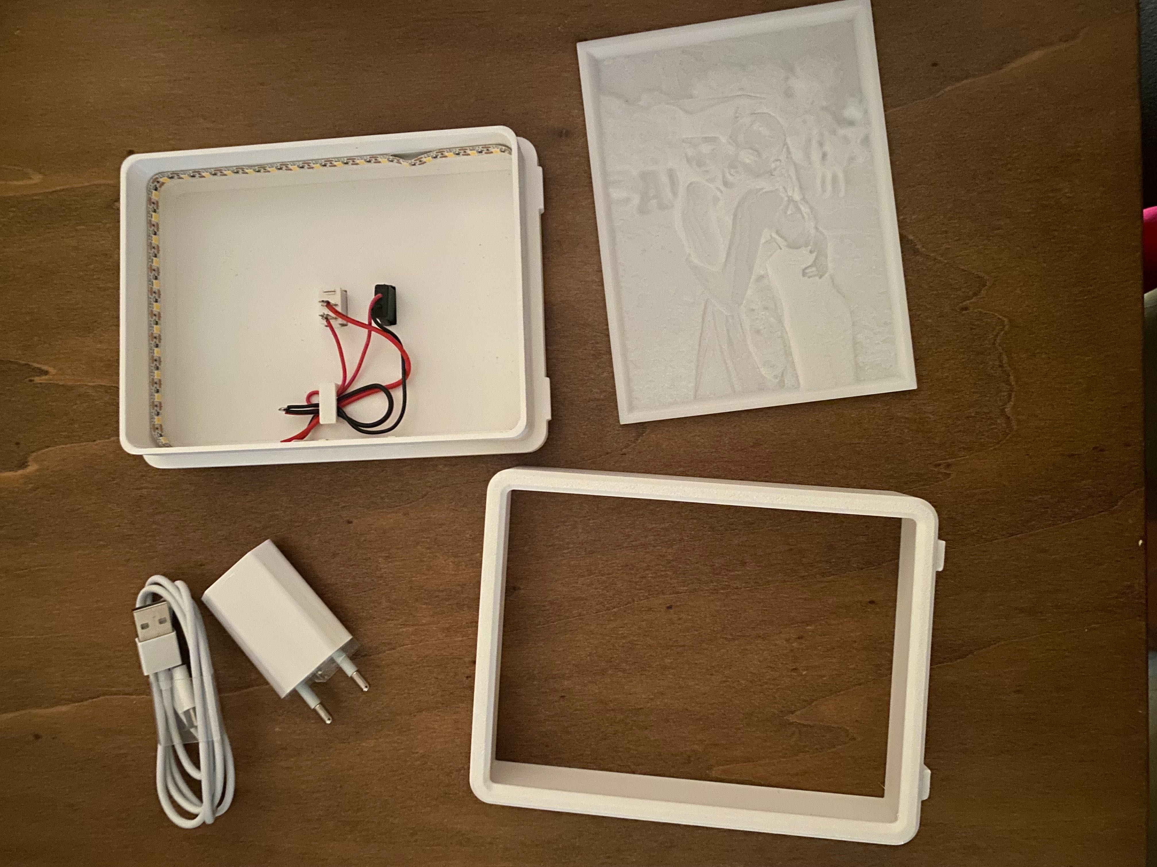 Candeeiro 3D personalizado
