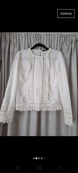 Biała koszula Vintage
