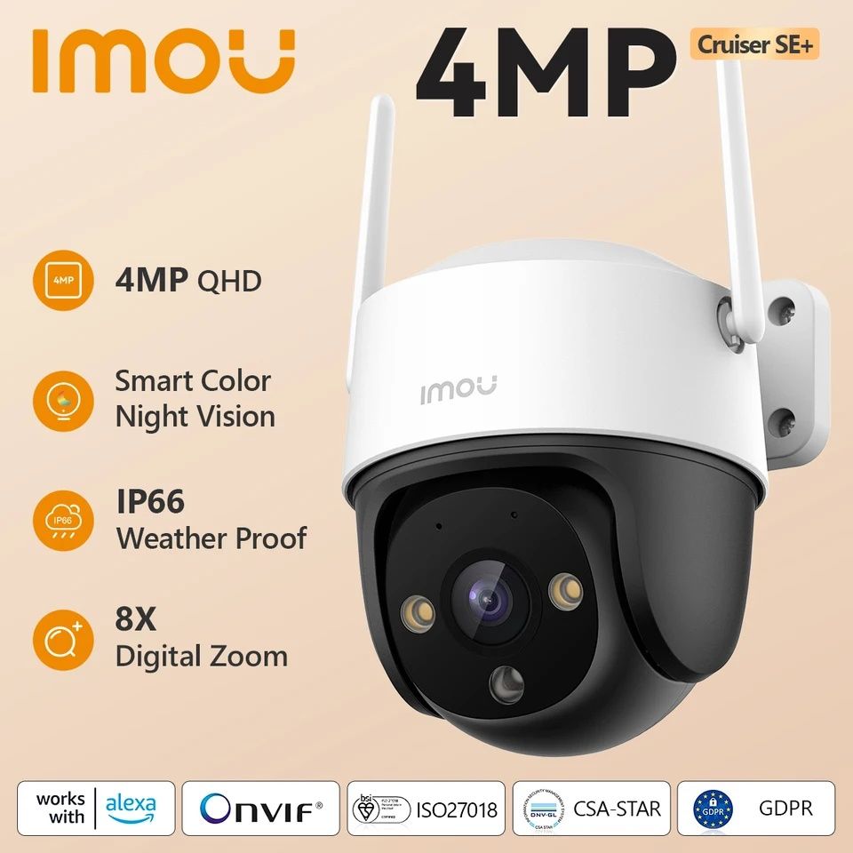 Видеокамера Imou Bullet 2C 4\5 Mp,  IPC-F42P•НОВІ•ГАРАНТІЯ•