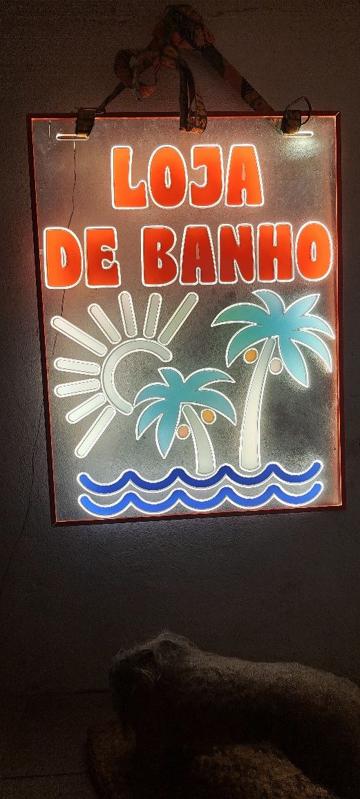 Painel luminoso vintage