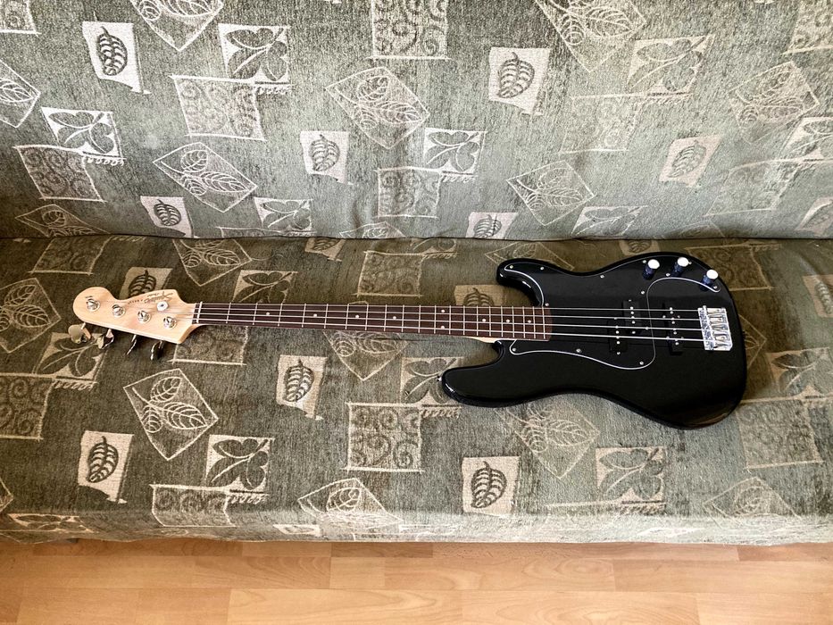 Gitara basowa Fender Squier PBass Precision Affinity PJ IL BK czarna