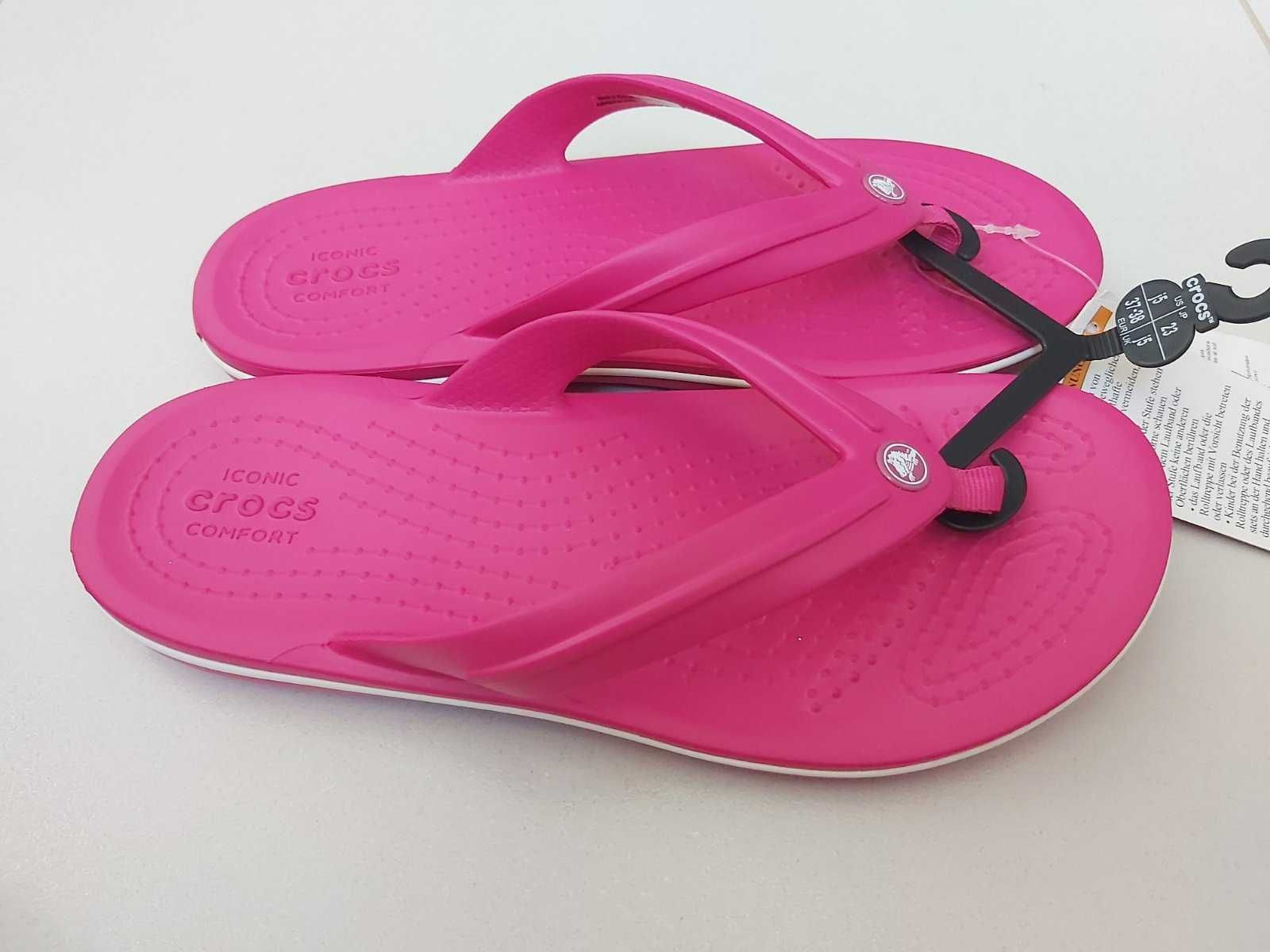 Crocs Crocband Flip J5 р.37-38 вьетнамки.