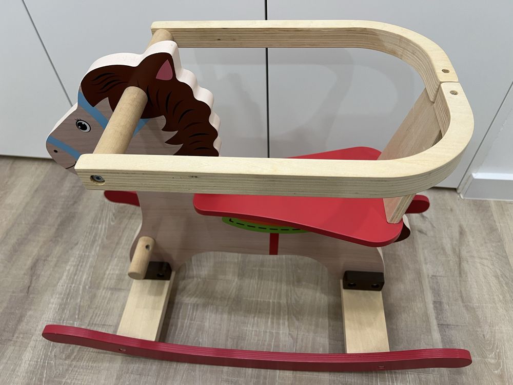 Cavalo de baloiço madeira Playtive