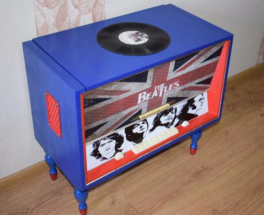 Радиола Беларусь 62 " The Beatles" handmade Декор Мебель