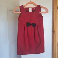 Czerwona sukienka dla dziewczynki  104