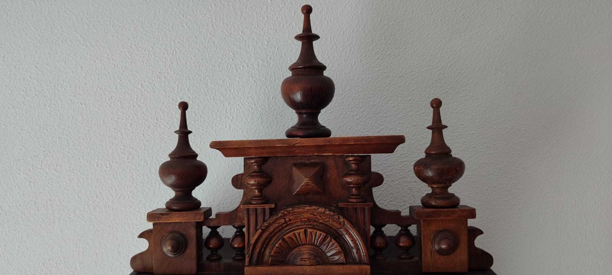 380 Zegar wiszący mechaniczny Junghans 1913 rok antyk