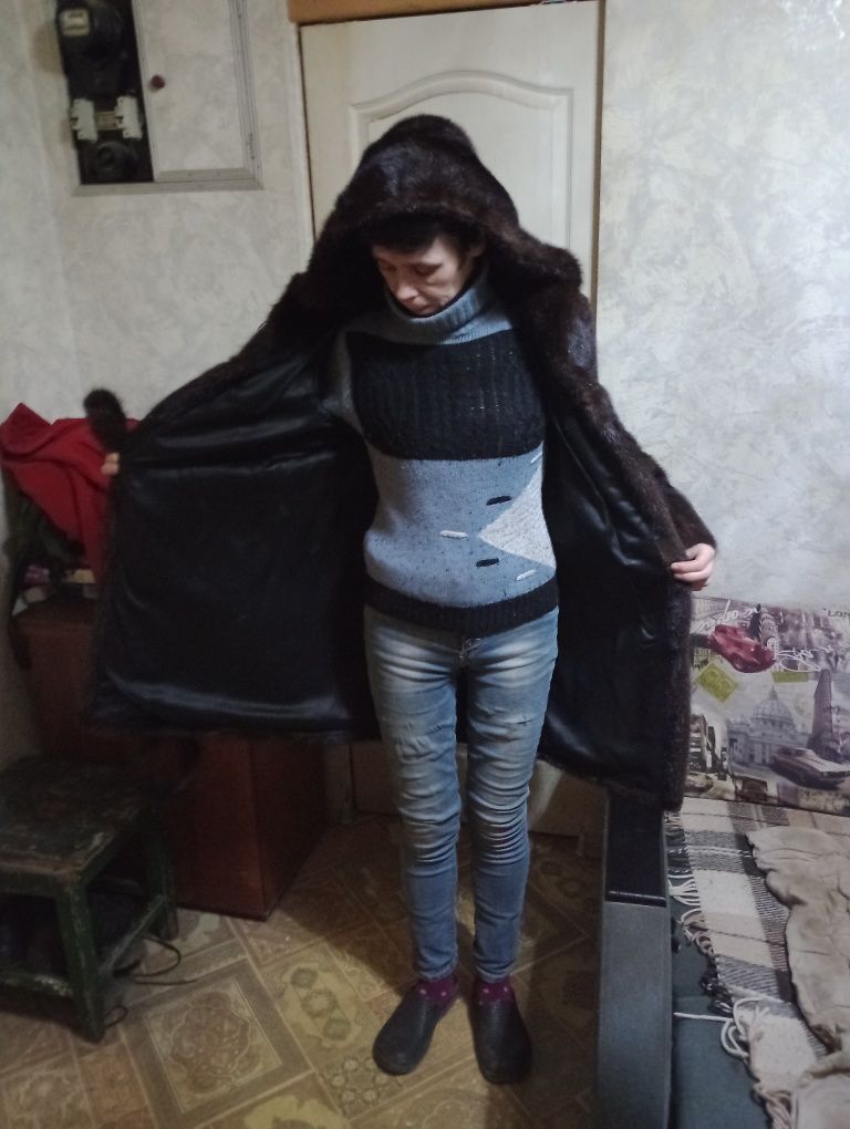 Полушубок, норка натуральная