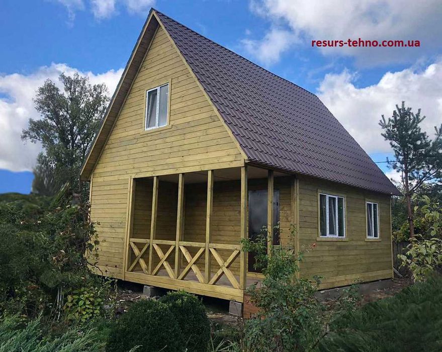Дачный дом с мансардой на заказ