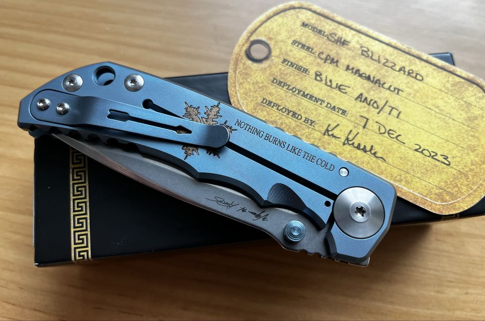 Nóż folder Spartan Blades Harsey „Blizzard” limitowana edycja