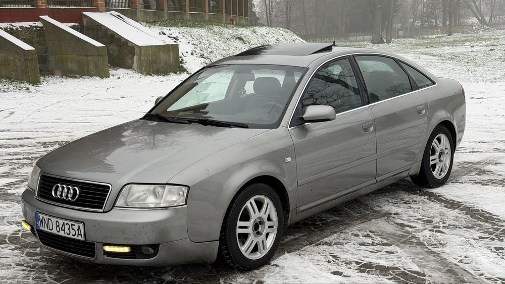 AUDI A6 C5 2.4 Benz + LPG • 2003 • Skóry • Szyberdach nawigacja