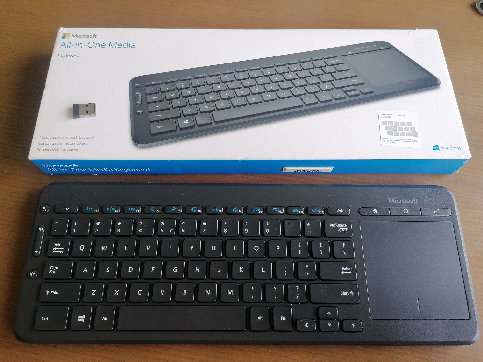 Klawiatura bezprzewodowa Microsoft all i one